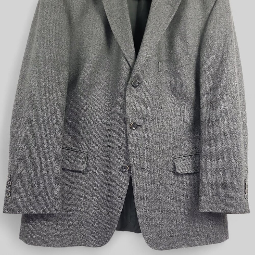 Oscar De La Renta Men's 3 Button Sports Coat Blazer 46R - Picture 3 of 11